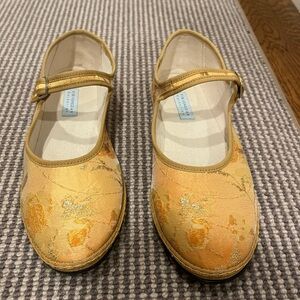 Markarian x ViBiVENEZiA canvas mary jane flats NWOT